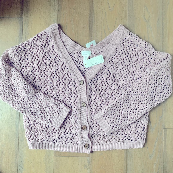 NWT Nicole Miller  Crochet Cardigan Sc XL - Picture 1 of 8